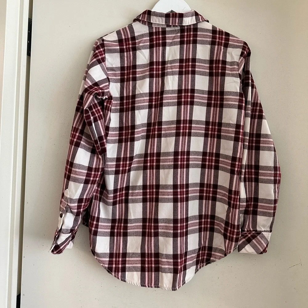 Sanctuary Plaid Button Down Shirt - Picture 2 of 5